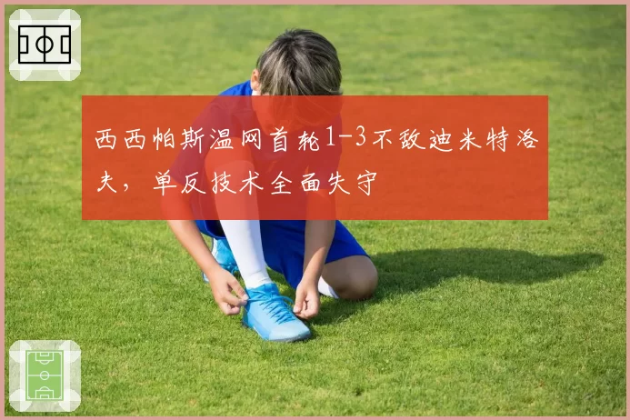 西西帕斯温网首轮1-3不敌迪米特洛夫，单反技术全面失守