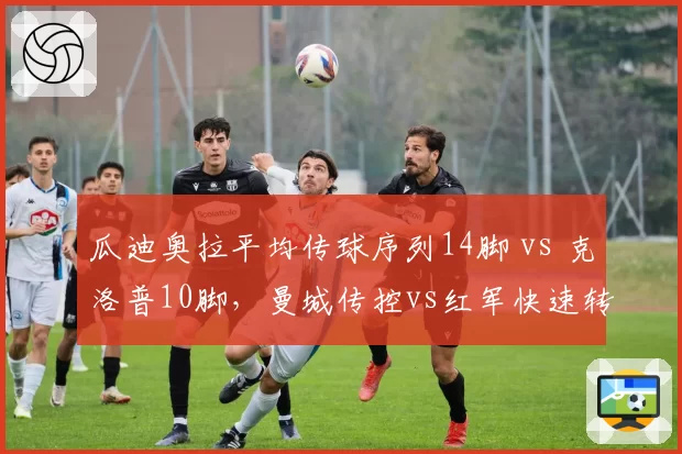 瓜迪奥拉平均传球序列14脚 vs 克洛普10脚，曼城传控vs红军快速转换